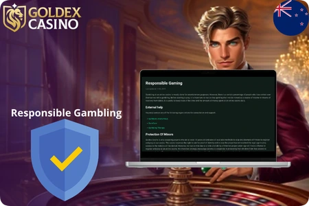 Responsible gambling tools and player protection at Goldex Casino NZ